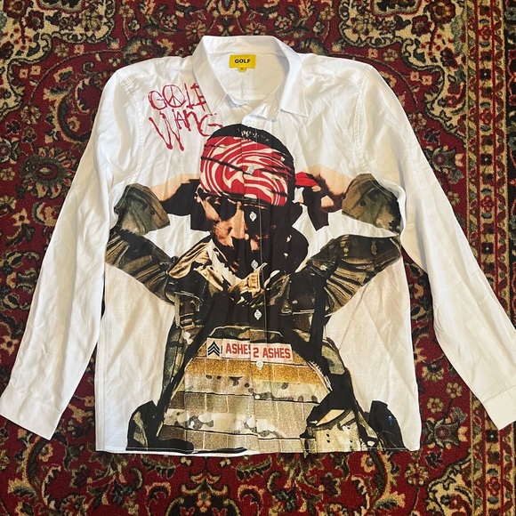 Golf Wang “Ashes 2 Ashes” Button Up Shirt - Picture 2 of 5